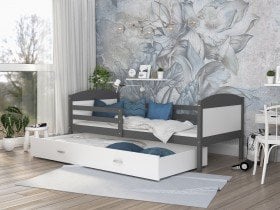 AJK Meble - Postelja Mateuzs P MDF - 90x200 cm