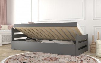 AJK Meble - Dvižna postelja Dawid MDF - 90x200 cm 