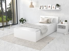 Dvižna postelja Panama plus - 90x200 cm - bela