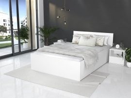 AJK Meble - Dvižna postelja Panama plus - 120x200 cm - bela