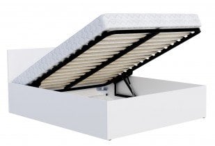 AJK Meble - Dvižna postelja Panama plus - 180x200 cm - bela
