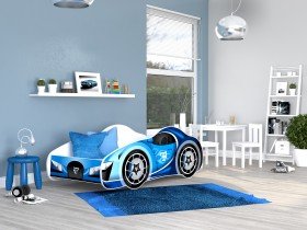 AJK Meble - Otroška postelja Cars - 70x140 cm