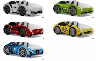 AJK Meble - Otroška postelja Cars - 70x140 cm
