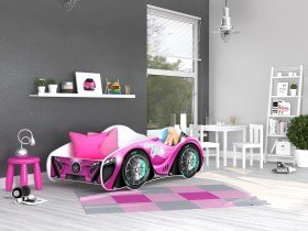 AJK Meble - Otroška postelja Cars - 70x140 cm