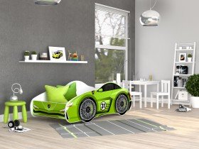 AJK Meble - Otroška postelja Cars - 70x140 cm
