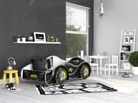 AJK Meble - Otroška postelja Cars - 70x140 cm