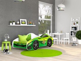 AJK Meble - Otroška postelja Cars - 70x140 cm