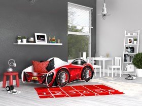AJK Meble - Otroška postelja Cars - 70x140 cm