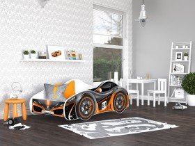 AJK Meble - Otroška postelja Cars - 70x140 cm
