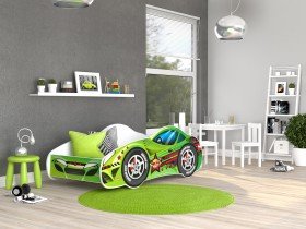 AJK Meble - Otroška postelja Cars - 70x140 cm