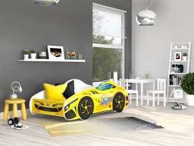 AJK Meble - Otroška postelja Cars - 70x140 cm
