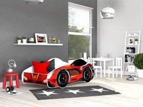 AJK Meble - Otroška postelja Cars - 70x140 cm