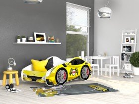 AJK Meble - Otroška postelja Cars - 70x140 cm