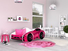 AJK Meble - Otroška postelja Cars - 70x140 cm