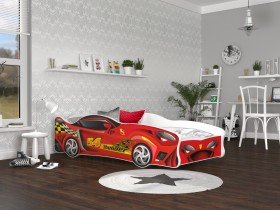 AJK Meble - Otroška postelja Cars - 80x160 cm
