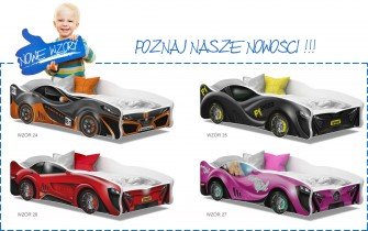 AJK Meble - Otroška postelja Cars - 80x160 cm