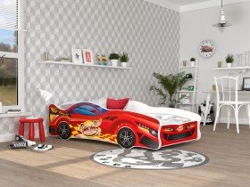 AJK Meble - Otroška postelja Cars - 80x160 cm