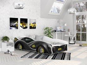 AJK Meble - Otroška postelja Cars - 80x160 cm