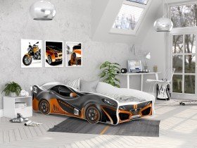AJK Meble - Otroška postelja Cars - 80x160 cm