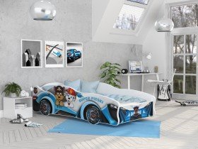 AJK Meble - Otroška postelja Cars - 80x160 cm