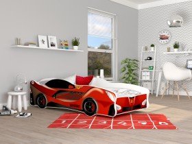 AJK Meble - Otroška postelja Cars - 80x160 cm