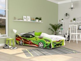 AJK Meble - Otroška postelja Cars - 80x160 cm