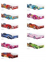 AJK Meble - Otroška postelja Cars - 80x160 cm