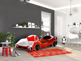 AJK Meble - Otroška postelja Cars - 90x180 cm