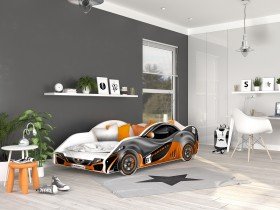 AJK Meble - Otroška postelja Cars - 90x180 cm