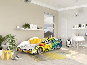 AJK Meble - Otroška postelja Cars 90x180 cm