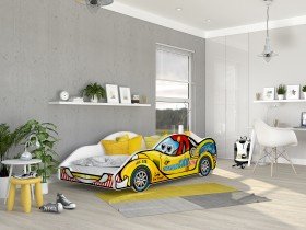 AJK Meble - Otroška postelja Cars - 90x180 cm