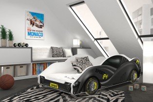 AJK Meble - Otroška postelja Cars 90x180 cm