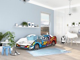 AJK Meble - Otroška postelja Cars - 90x180 cm