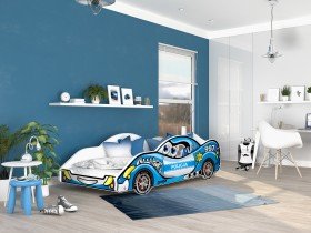 AJK Meble - Otroška postelja Cars - 90x180 cm