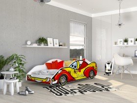 AJK Meble - Otroška postelja Cars - 90x180 cm