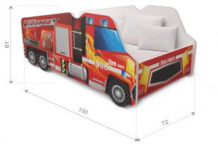 AJK Meble - Otroška postelja Tovornjak 70x140 cm