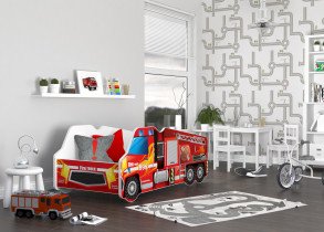 AJK Meble - Otroška postelja Tovornjak 70x140 cm