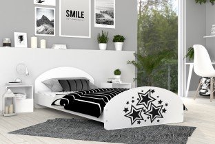 AJK Meble - Otroška postelja Cross 90x200 cm