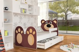 AJK Meble - Otroška postelja Živali 80x140 cm - Medvedek