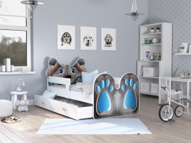 AJK Meble - Otroška postelja Živali 80x180 cm - Kuža
