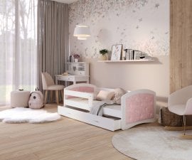 Otroška postelja Megi 1608 s kamenčki - 80x160 cm