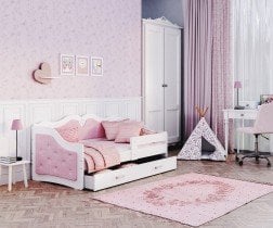AJK Meble - Otroška postelja Lili T 1808 K - 80x180 cm