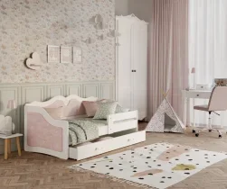 AJK Meble - Otroška postelja Lili T 1808 K - 80x180 cm