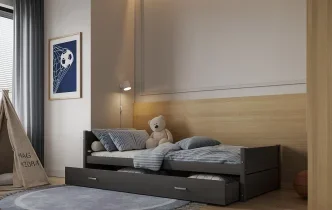 AJK Meble - Otroška postelja Tymon - 90x200 cm