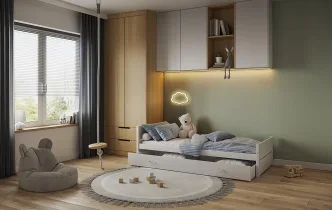 AJK Meble - Otroška postelja Tymon - 90x200 cm