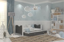Postelja z dodatnim ležiščem Mikolaj P2 MDF - 80x160 cm  