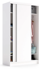 Garderobna omara z drsnimi vrati Denver - 120 cm