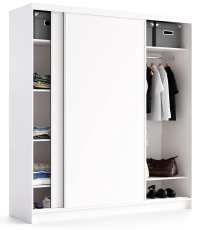 Garderobna omara z drsnimi vrati Denver - 200 cm
