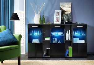 Front sijaj črn/korpus črn - 23 ZZ DS.