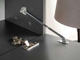 ASM Meble - Dnevni TV regal Silk 240 cm LED - antracit/wotan